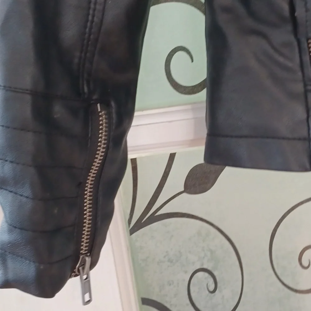 Arizona Jean Co. Motorcycle Jacket size 6/7 black